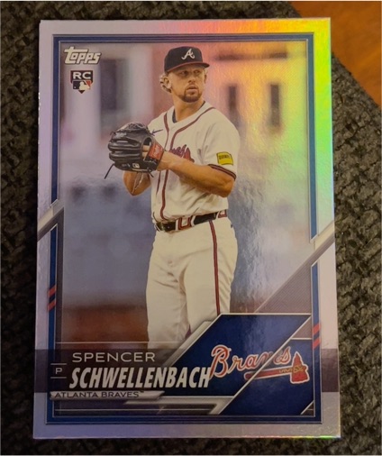 2025 Topps Lids Mitchell & Ness #46 Spencer Schwellenbach — front