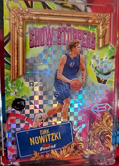 2024-25 Topps Finest Show Stoppers #S-14 Dirk Nowitzki — front