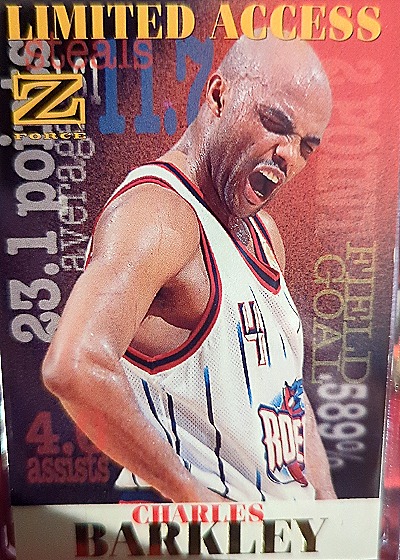 1997 SkyBox Z-Force #3LA Charles Barkley Limited Access — front