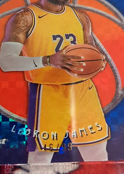 2024-25 Panini Finest #F-1 LeBron James Finishers — front