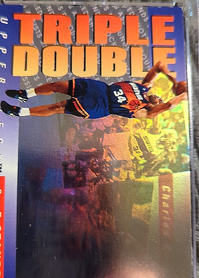 1993-94 Upper Deck #TD1 Charles Barkley Triple Double 3-D Standouts — front