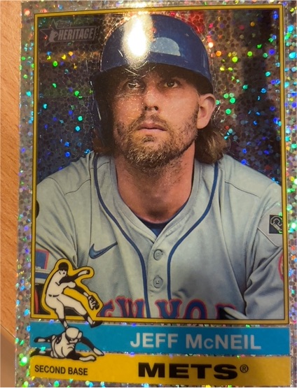 2025 Topps Heritage #31 Jeff McNeil — front