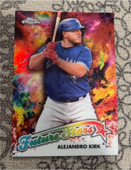 2023 Topps Chrome Update #FSU-14 Alejandro Kirk Future Stars — front