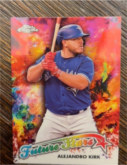 2023 Topps Chrome Update #FSU-14 Alejandro Kirk Future Stars — front