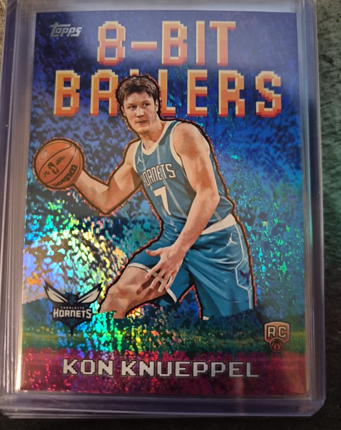 2025-26 Topps #8B-34 Kon Knueppel 8-Bit Ballers — front