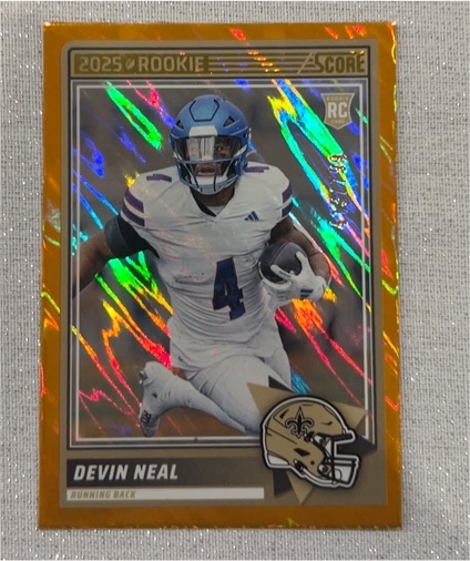 2025 Panini Score-A-Treat #40 Devin Neal — front