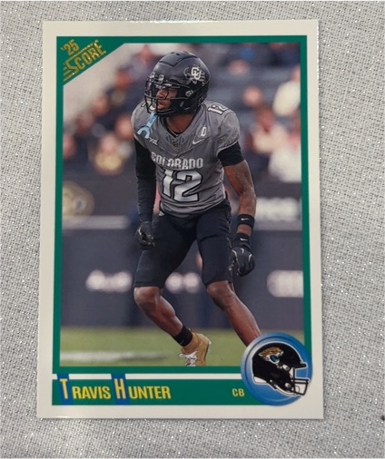 2025 Panini Score #5 Travis Hunter — front