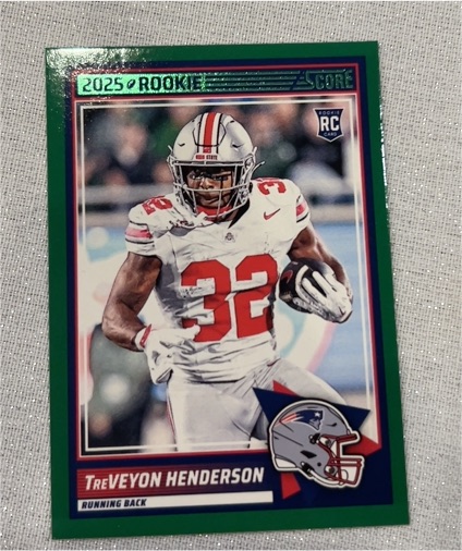 2025 Panini Score #59 Treveyon Henderson — front
