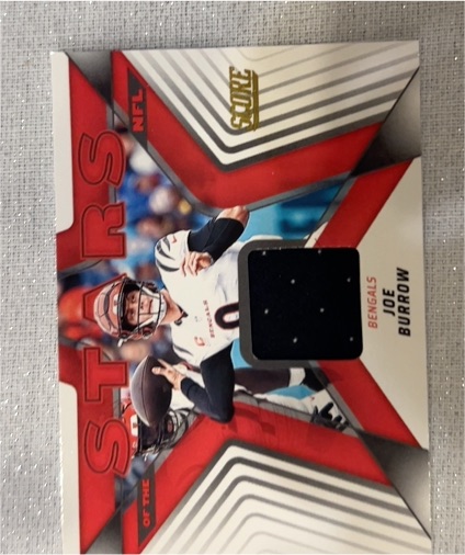 2025 Panini Score Stars of the NFL #SNJ-JBW Joe Burrow — front