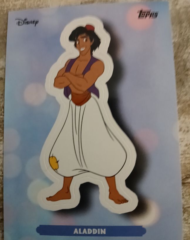 2025 Topps Disney Wonder Enchanted Sticker #ES-16 Aladdin — front