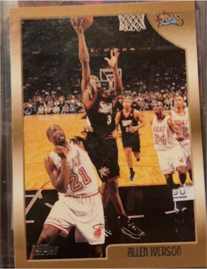 1998-99 Topps #160 Allen Iverson — front