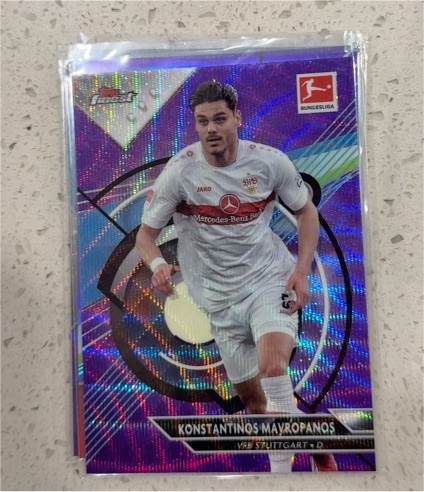 2022 Topps Finest Bundesliga #138 Konstantinos Mavropanos — front