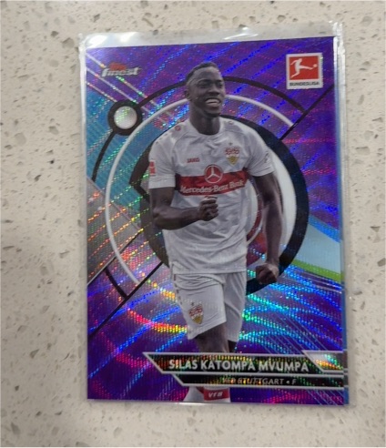 2022 Topps Finest Bundesliga #142 Silas Katompa Mvumpa — front