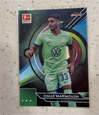 2022-23 Topps Finest Bundesliga #143 Omar Marmoush — front