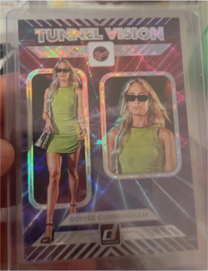 2025 Panini Donruss WNBA #2 Sophie Cunningham Tunnel Vision Diamond — front