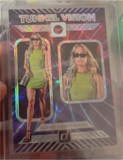 2025 Panini Donruss WNBA #2 Sophie Cunningham Tunnel Vision Diamond — front
