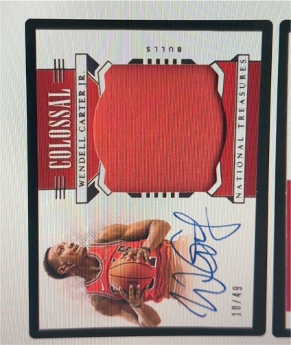 2019 Panini National Treasures Colossal Wendell Carter Jr. #Colossal — front