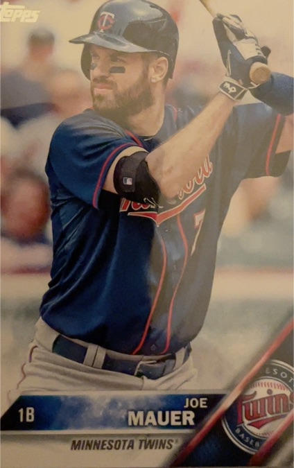 2016 Topps #286 Joe Mauer — front