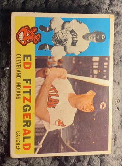 1960 Topps #423 Ed Fitzgerald — front