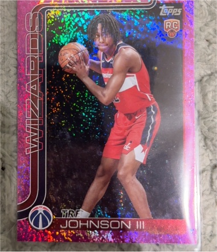 2025-26 Topps #206 Tre Johnson III — front