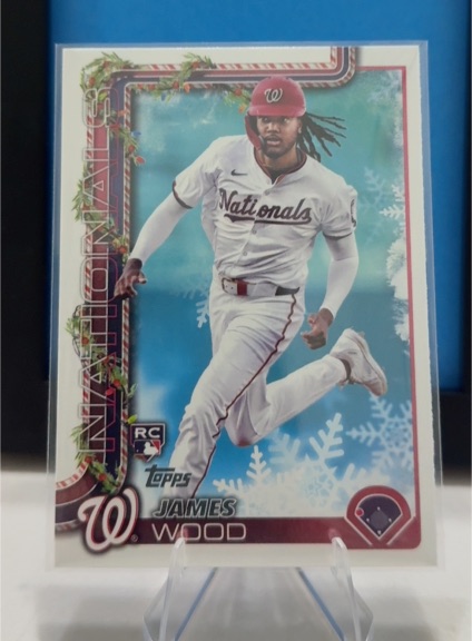 2025 Topps Holiday #H94 James Wood — front