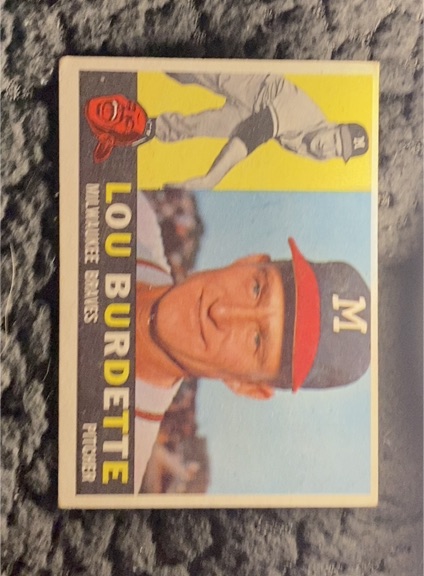 1960 Topps #70 Lou Burdette — front