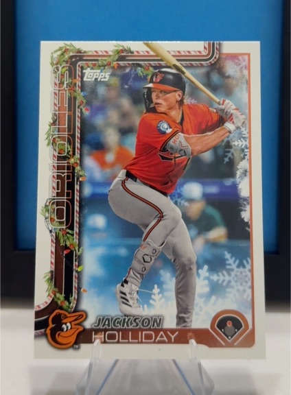 2025 Topps Holiday #H188 Jackson Holliday — front