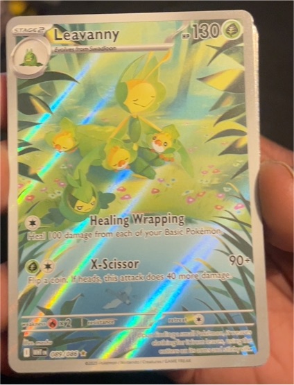 2025 Pokémon Scarlet & Violet #089 Leavanny — front