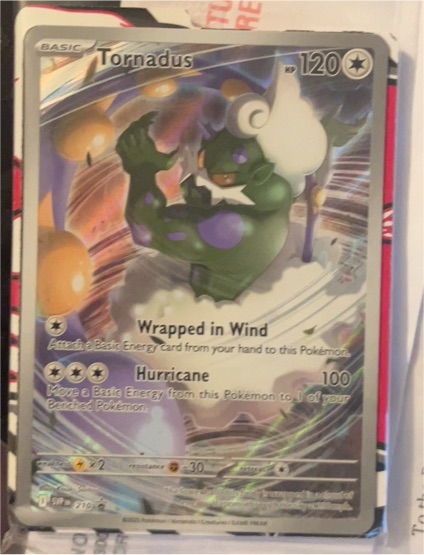 2025 Pokémon Scarlet & Violet #210 Tornadus — front