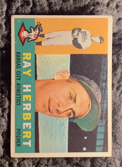 1960 Topps #252 Ray Herbert — front