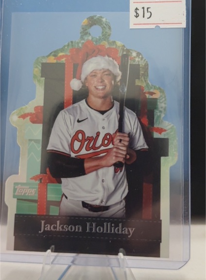 2025 Topps Holiday #PO-19 Jackson Holliday — front