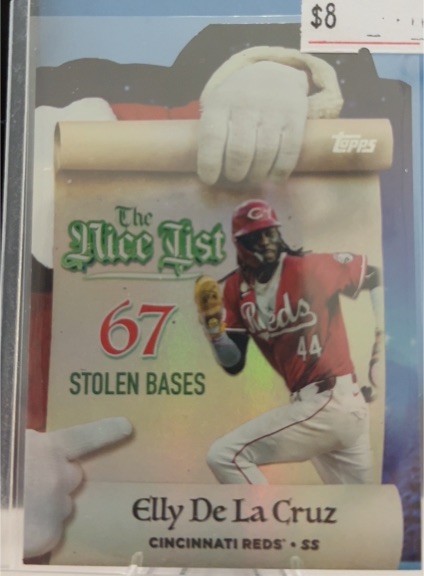 2025 Topps Holiday #MNL-7 Elly De La Cruz Making The Nice List — front