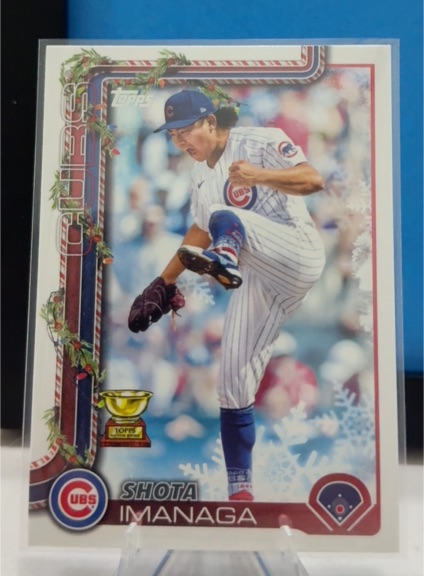 2025 Topps Holiday #H123 Shota Imanaga — front