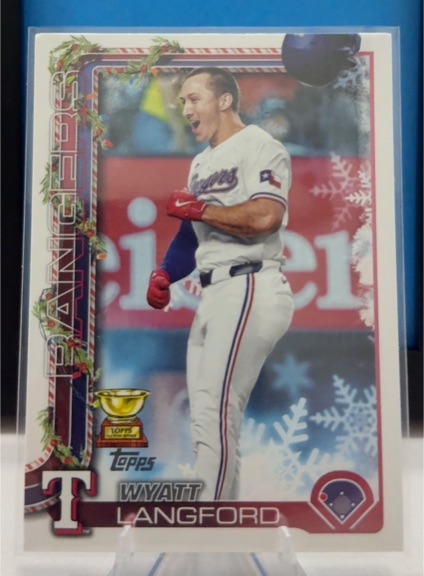 2025 Topps Holiday #H87 Wyatt Langford — front