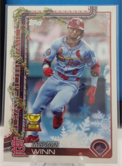 2025 Topps Holiday #H193 Masyn Winn — front