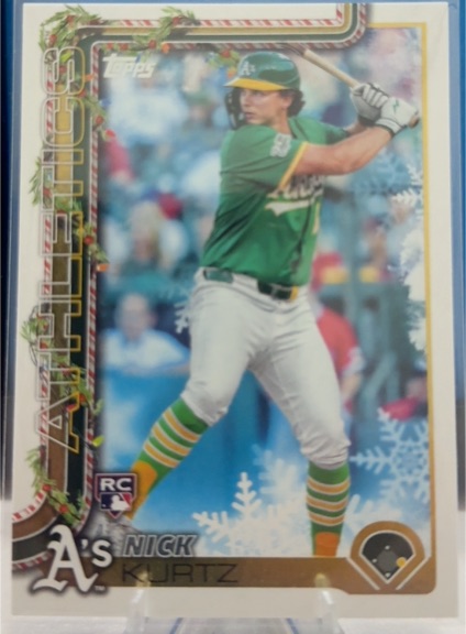 2025 Topps Holiday #H40 Nick Kurtz — front