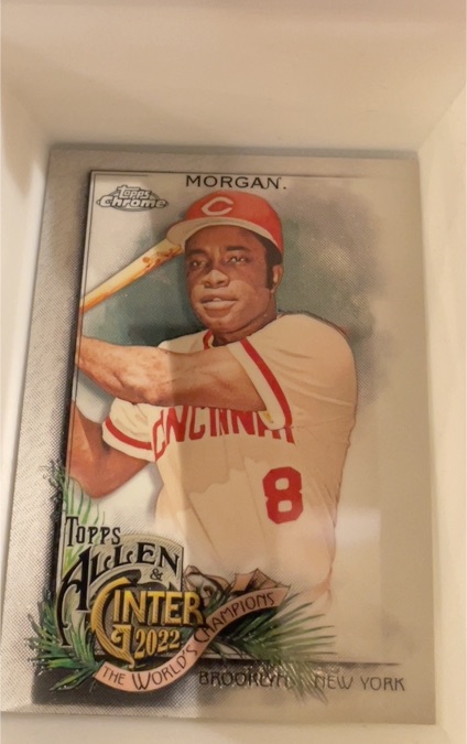 2022 Topps Allen & Ginter Chrome #140 Joe Morgan — front