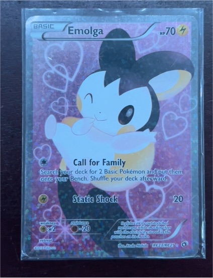 2013 Pokémon Black & White Legendary Treasures #RC23 Emolga Radiant Collection — front