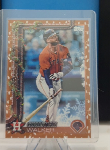 2025 Topps Holiday #H155 Christian Walker — front
