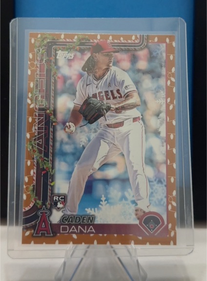 2025 Topps Holiday #H133 Caden Dana — front