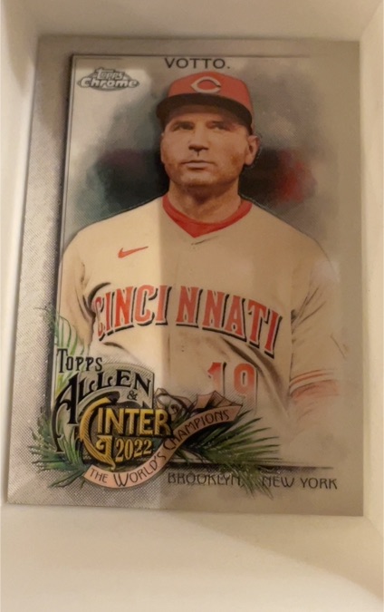 2022 Topps Allen & Ginter Chrome #30 Joey Votto — front