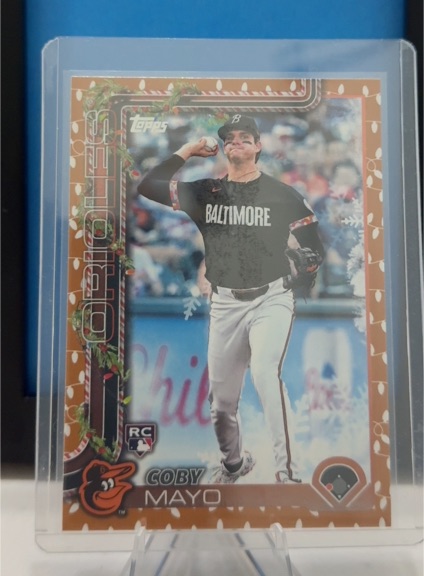 2025 Topps Holiday #H118 Coby Mayo — front