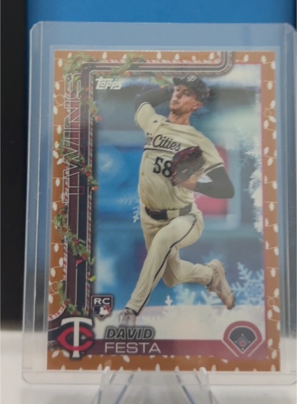 2025 Topps Holiday #H78 David Festa — front