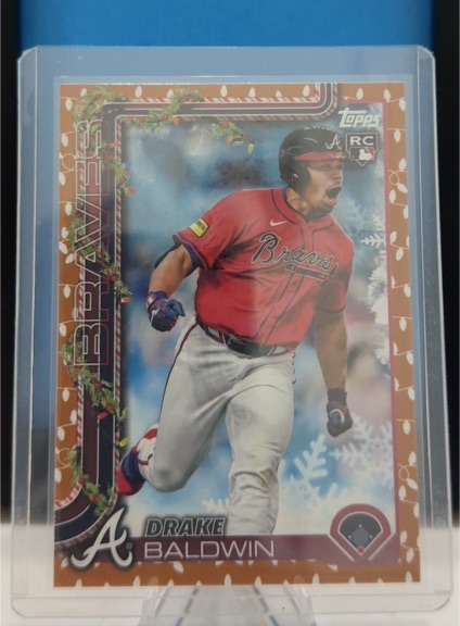 2025 Topps Holiday #H60 Drake Baldwin — front