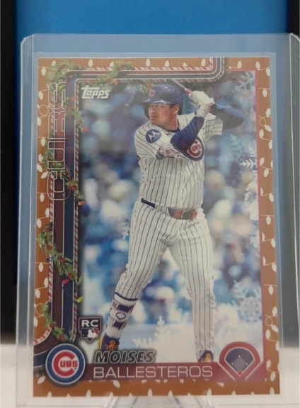 2025 Topps Holiday #H169 Moises Ballesteros — front