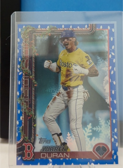 2025 Topps Holiday #H180 Jarren Duran — front