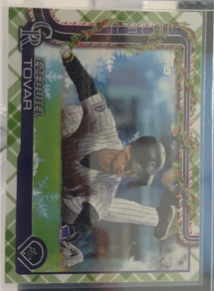 2025 Topps Holiday #H145 Ezequiel Tovar — front