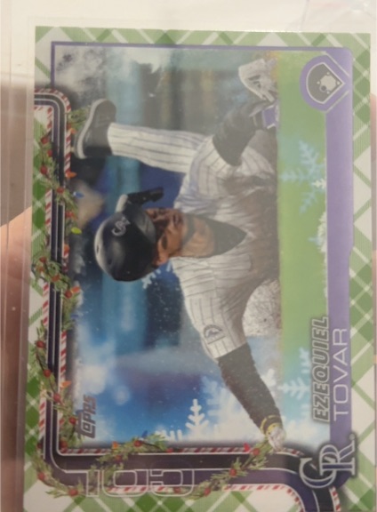 2025 Topps Holiday #H145 Ezequiel Tovar — front