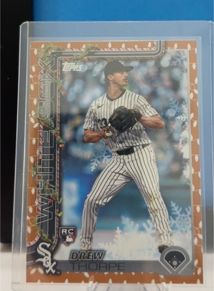 2025 Topps Holiday #H6 Drew Thorpe — front
