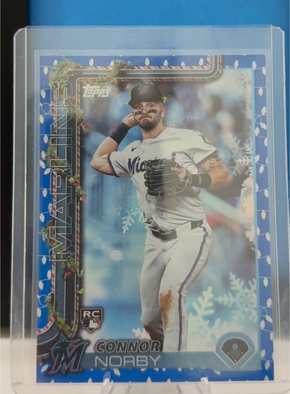 2025 Topps Holiday #H72 Connor Norby — front